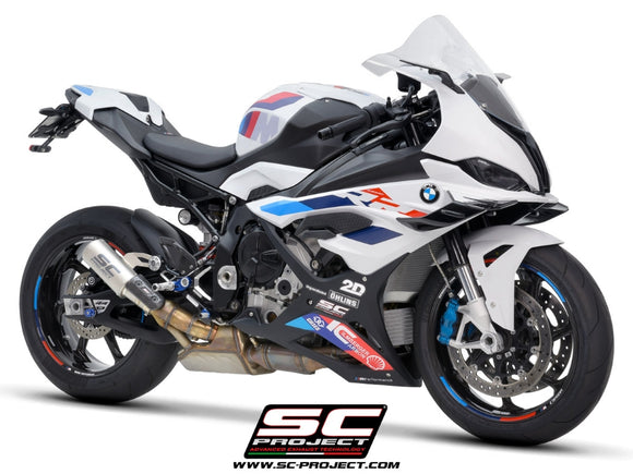 BMW S 1000 RR - 2023 - 2024 – SC-Project CR-T titanium exhaust, with stoneguard grid