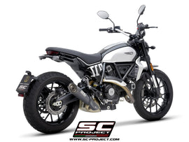 Ducati SCRAMBLER 800 - 2023 - 2024 – SC-Project S1 titanium exhaust, matt black