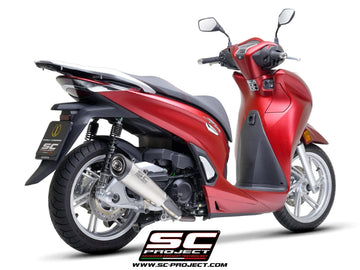 Honda SH350I - 2021 - 2024 – SC-Project S2 titanium exhaust