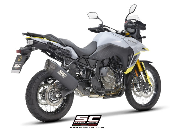 Suzuki V-STROM 800DE / 800SE - 2023 - 2025 – SC-Project Adventure titanium exhaust, matt black