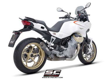 Moto guzzi V100 MANDELLO - 2023 - 2025 – SC-Project S1 titanium exhaust, matt black