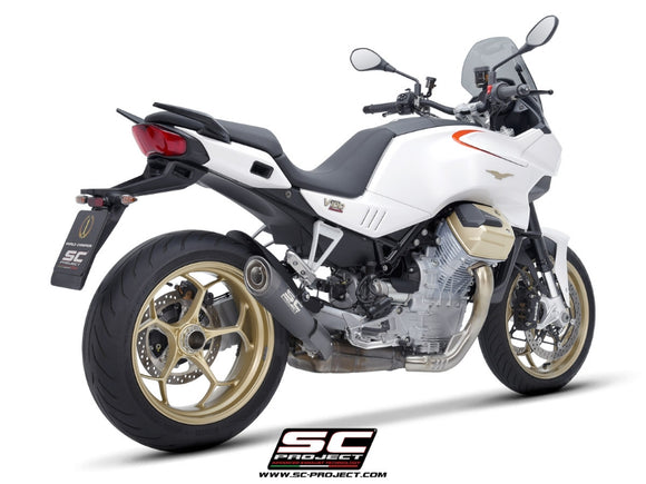 Moto guzzi V100 MANDELLO - 2023 - 2025 – SC-Project S1 titanium exhaust, matt black