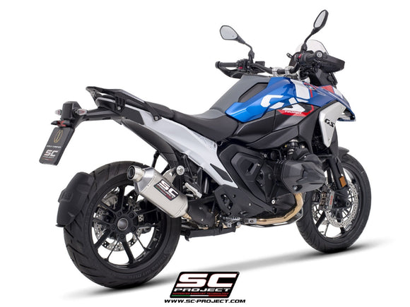 BMW R 1300 GS - 2023 - 2025 – SC-Project Rally-X titanium exhaust, compatible with "Vario" original side-cases