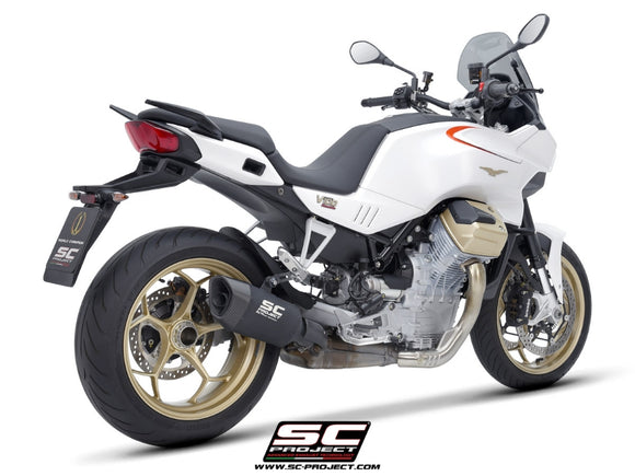 Moto guzzi V100 MANDELLO - 2023 - 2025 – SC-Project SC1-R titanium exhaust, matt black