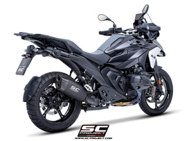 BMW R 1300 GS - 2023 - 2025 – SC-Project Adventure-R titanium exhaust, matt black, compatible with "Vario" original side-cases