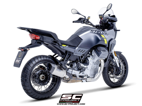 Moto guzzi STELVIO - 2024 - 2025 – SC-Project SC1-R titanium exhaust