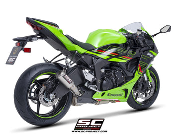 Kawasaki NINJA ZX-6R - 2024 - 2025 – SC-Project CR-T titanium exhaust