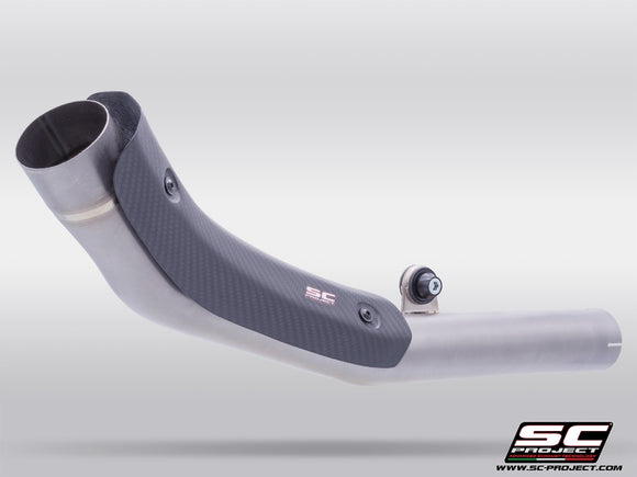 Kove 450 RALLY - 2023 - 2025 – SC-Project De-cat link pipe titanium, compatible with specific SC-Project range and OEM exhaust