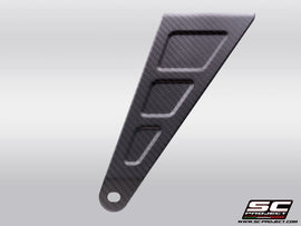 Aprilia TUONO 660 - 2021 - 2024 SC-Project carbon fibre bracket, compatible with 2-1 stainless steel full systems (check compatibility in the description)