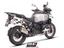 BMW R 1300 GS ADVENTURE - 2025 – SC-Project Adventure-R titanium exhaust, compatible with original side-cases