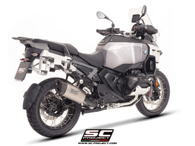 BMW R 1300 GS ADVENTURE - 2025 – SC-Project Adventure-R titanium exhaust, compatible with original side-cases