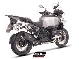 BMW R 1300 GS ADVENTURE - 2025 – SC-Project Adventure-R titanium exhaust, matt black, compatible with original side-cases