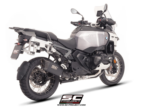 BMW R 1300 GS ADVENTURE - 2025 – SC-Project Adventure-R titanium exhaust, matt black, compatible with original side-cases