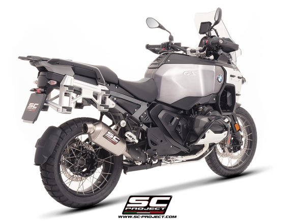 BMW R 1300 GS ADVENTURE - 2025 – SC-Project Rally-X titanium exhaust, compatible with original side-cases