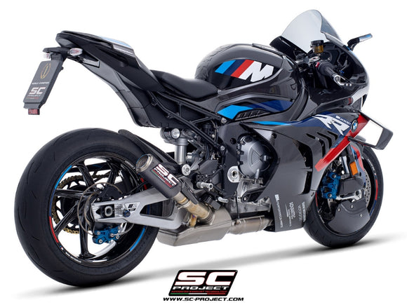 BMW M 1000 RR - 2025 – SC-Project CR-T carbon fibre exhaust, with stoneguard grid