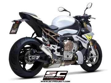 BMW S 1000 R - 2025 – SC-Project CR-T titanium exhaust, with stoneguard grid