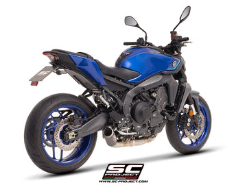 Yamaha MT-09 - 2024 - 2025 – SC-Project 3-1 Stainless steel full exhaust system, with CR-T carbon fibre exhaust
