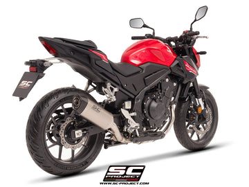 Honda CB500 HORNET - 2024 - 2025 – SC-Project SC1-S titanium exhaust