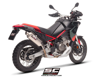 aprilia motorcycles sc project TUAREG 660 - 2025 – SC-Project Rally Raid titanium exhaust