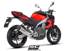 aprilia motorcycles sc project TUONO 457 - 2025 – SC-Project 2-1 Stainless steel full exhaust system, with SC1-S titanium exhaust