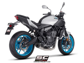 Yamaha MT-07 - 2025 – SC-Project 2-1 Stainless steel full exhaust system, with S1 stainless steel exhaust