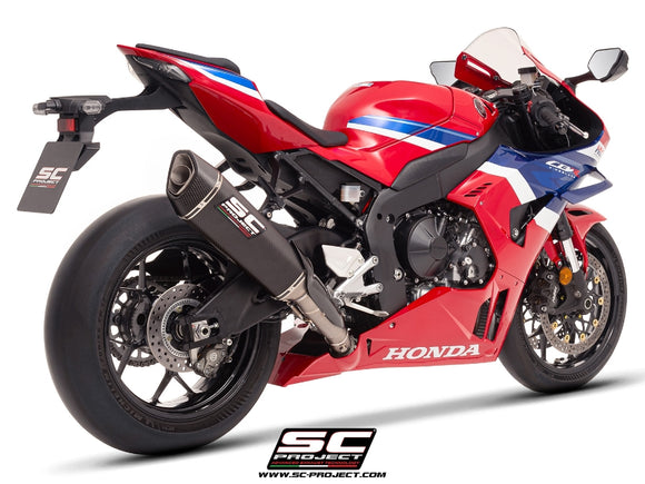 Honda CBR1000RR-R-SP - 2024 - 2025 – SC-Project SC1-R (350mm) carbon fibre exhaust, with titanium exhaust valve