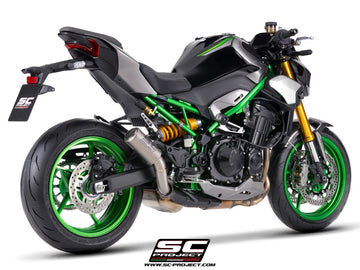 Kawasaki Z900 - Z900 A2 - 2025 - 2026 – SC-Project CR-T titanium exhaust, with stoneguard grid