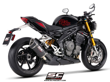 Triumph SPEED TRIPLE 1200 RS - 2025 – SC-Project SC1-R GT carbon fibre exhaust