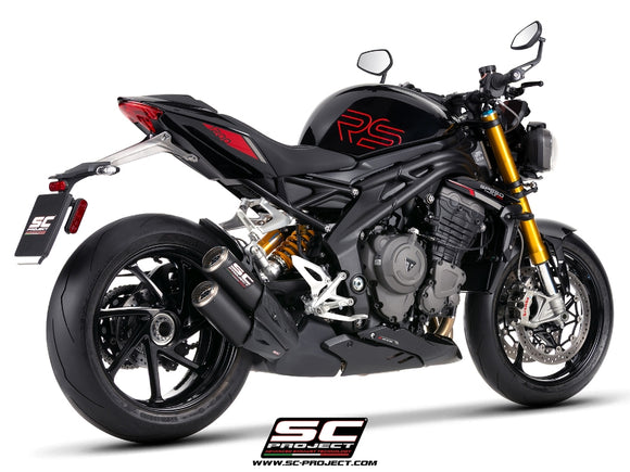Triumph SPEED TRIPLE 1200 RS - 2025 – SC-Project Twin CR-T carbon fibre exhaust