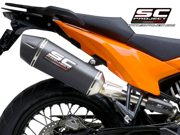 KTM 890 SMT - 2023 - 2024 – SC-Project X-Plorer II carbon fibre exhaust