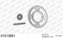 Honda CRF125F 2016-2026 - AFAM MX Racing Chain & Steel Sprocket Kit, 428 (OE Pitch) - 01013851 - P3 Tuning