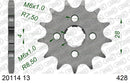Honda CRF125F 2016-2026 - AFAM MX Racing Chain & Steel Sprocket Kit, 428 (OE Pitch) - 01013851 - P3 Tuning