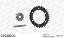 Honda CBR300R 2014-2019 - AFAM Xs-Ring Reinforced Plus Chain & Steel Sprocket Kit, 520 (OE Pitch) - 01030200 - P3 Tuning