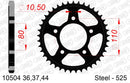 Honda XBR500 / GB500 1985-1988 - AFAM XS-ring Extra Reinforced Chain & Steel Sprocket Kit, 525 (OE Pitch) - 01059132 - P3 Tuning