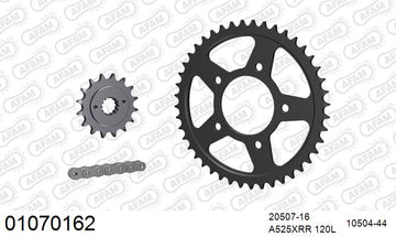 Honda VT600 Shadow 1988-2000 - AFAM XS-ring Extra Reinforced Chain & Steel Sprocket Kit, 525 (OE Pitch) - 01070162 - P3 Tuning