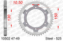 Honda XL700 Transalp 2008-2012 - AFAM XS-ring Extra Reinforced Chain & Steel Sprocket Kit, 525 (OE Pitch) - 01070554 - P3 Tuning