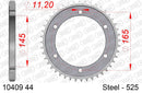 Honda Hawk GT / Bros 650 1988-1991 - AFAM XS-ring Extra Reinforced Chain & Steel Sprocket Kit, 525 (OE Pitch) - 01073100 - P3 Tuning