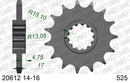 Honda CBR650R 2019-2022 - AFAM XS-ring super reinforced Chain & Steel Sprocket Kit, 525 (OE Pitch) - 01073131 - P3 Tuning