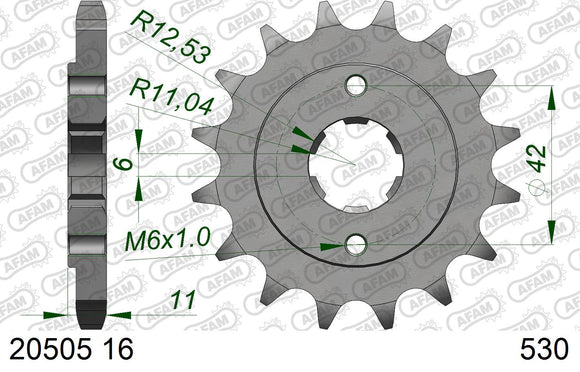 Honda CB650 / C 1980-1981 - AFAM XS-ring Extra Reinforced Chain & Steel Sprocket Kit, 530 (OE Pitch) - 01073162 - P3 Tuning