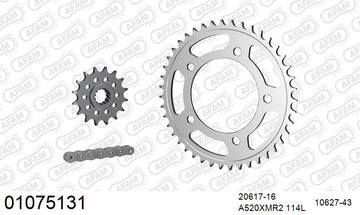 Honda NC750X 2020-2021 - AFAM XS-ring Extra Reinforced Chain & Steel Sprocket Kit, 520 (OE Pitch) - 01075131 - P3 Tuning