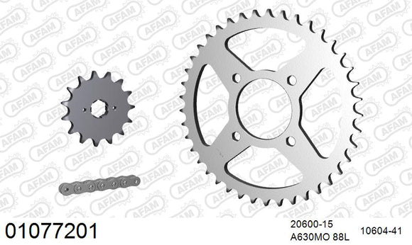 Honda CB750F1 / F2 1978 - AFAM O-ring reinforced Chain & Steel Sprocket Kit, 630 (OE Pitch) - 01077201 - P3 Tuning