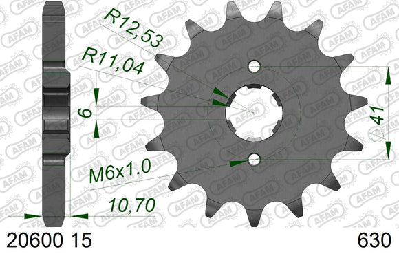 Honda CB750F1 / F2 1978 - AFAM O-ring reinforced Chain & Steel Sprocket Kit, 630 (OE Pitch) - 01077201 - P3 Tuning