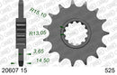 Honda CB750 Seven-Fifty 1992-1994 - AFAM XS-ring Extra Reinforced Chain & Steel Sprocket Kit, 525 (OE Pitch) - 01077210 - P3 Tuning