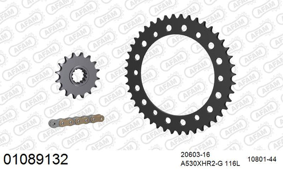 Honda CB1000R 2009-2016 - AFAM XS-ring Hyper reinforced Chain & Steel Sprocket Kit, 530 (OE Pitch) - 01089132 - P3 Tuning