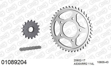 Honda VF1000F 1985-1986 - AFAM XS-ring Extra Reinforced Chain & Steel Sprocket Kit, 530 (OE Pitch) - 01089204 - P3 Tuning