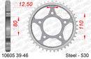 Honda CB1000F 1993-1997 - AFAM XS-ring super reinforced Chain & Steel Sprocket Kit, 530 (OE Pitch) - 01089207 - P3 Tuning