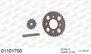 Honda XR 50 R Y,1,2,3 2000-2003 - AFAM Reinforced Chain & Alu Sprocket Kit, 420 (OE Pitch) - 01101700 - P3 Tuning