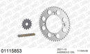 Honda CRF150R 2007-2019 - AFAM MX Racing Chain & Alu Sprocket Kit, 420 (OE Pitch) - 01115853 - P3 Tuning