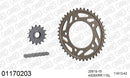 Honda CB600 Hornet 2001-2002 - AFAM XS-ring Extra Reinforced Chain & Alu Sprocket Kit, 525 (OE Pitch) - 01170203 - P3 Tuning