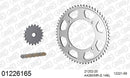 Yamaha XVS250 Dragstar 2000-2001 - AFAM Xs-Ring Reinforced Chain & Steel Sprocket Kit, 428 (OE Pitch) - 01226165 - P3 Tuning
